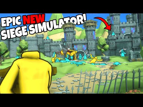 Epic NEW Castle Siege BATTLE SIMULATOR! - Extremely Realistic Siege Warfare Simulator Gameplay