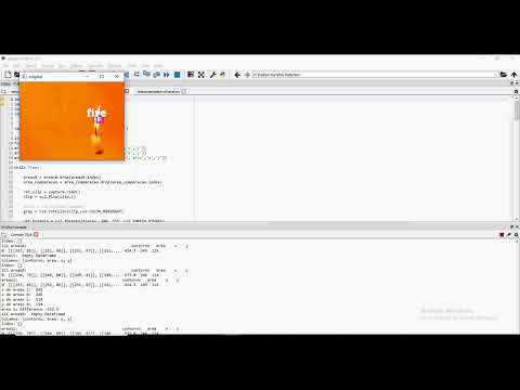 Fire Detection Simple GUI Console in Python Projects