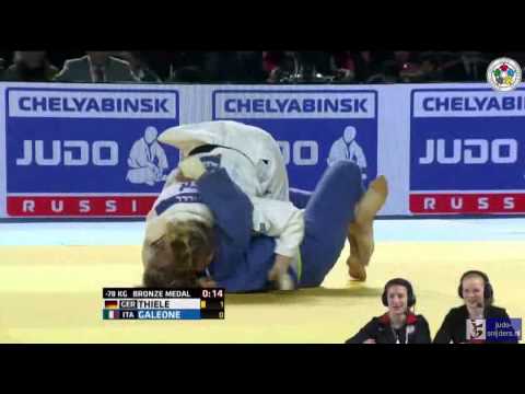 Judo 2015 Grand Prix Tbilisi: Thiele GER) - Galeone (ITA) [-78kg] bronze