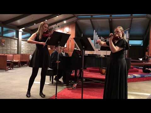 Solano Youth Chamber Orchestra Soloists perform Bach Double Violin Concerto