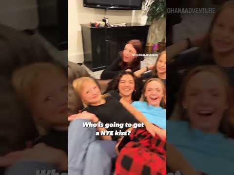 Who got a New Years Eve Kiss?