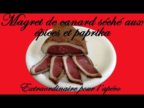 Magret de canard séché aux épices et paprika à l'Apéro