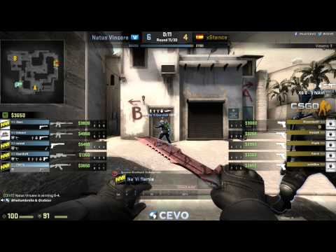 x6tence vs Natus Vincere Game 1 (CEVO-P CS:GO Season 7) - Helium & Launders