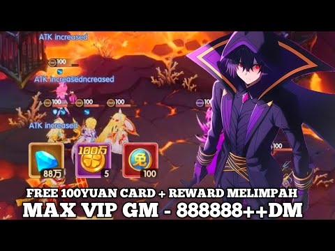 8888888+ DM + Max VIP GM + Free 100y Card