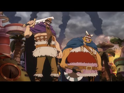 The giant pirates save Luffy from the elders! One Piece 1144