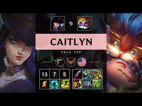 Caitlyn Top vs Heimerdinger - NA Grandmaster Patch 25.13