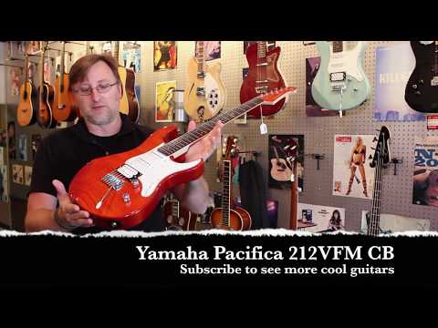 2015 Yamaha Pacifica 212VFM CB - Carmel Brown Electric Guitar