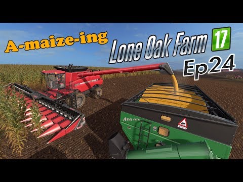 Lone Oak Farm 17, Ep24 (A-maize-ing). Farming Simulator 17 PS4, Let's Play/Role Play.