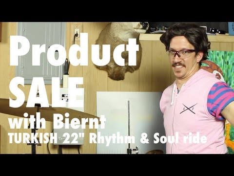 Product Sale with Biernt - Turkish 22" Rhythm and Soul Ride Cymbal