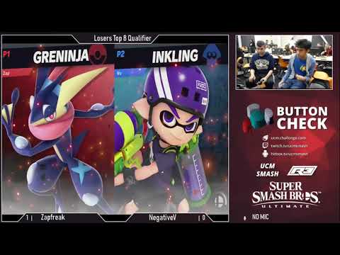 Button Check 14 Ultimate Singles (Losers R6) - NegativeV vs Zapfreak