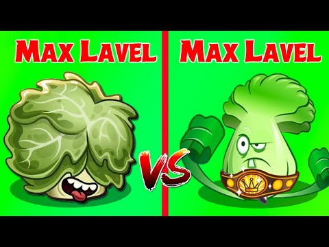Headbutter Lettuce 10 VS Bonk Choy 20 PVZ 2 Gameplay HD 2021