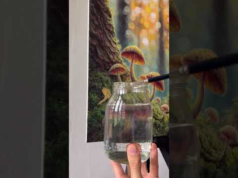 How to erase a mistake when painting with acrylics 🎨 #shorts #painting #art #acrylicpainting
