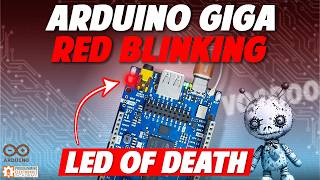 Arduino Giga Red Blinking LED - Quick Fix! #ArduinoGiga
