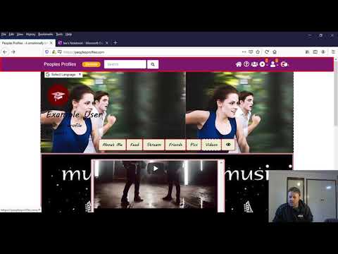 Peoples Profiles | Explainer and demo of how Peoples Profiles social media platform works