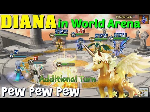 Summoners War - Diana is so OP in the World Arena!!!
