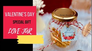 Valentines Day Simple Gift Making_love jar tutorial in malayalam_valentines day gift ideas 2022