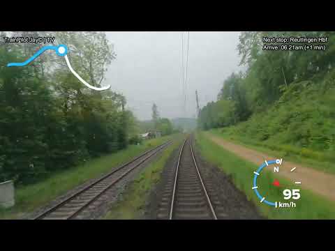 Cabview IC: Tübingen - Stuttgart | TrainPilot Jay©