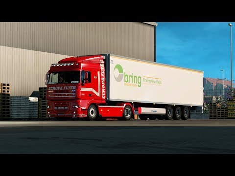 ETS2 1.28 ProMods 2.20 DAF XF105 Göteborg - Karlstad