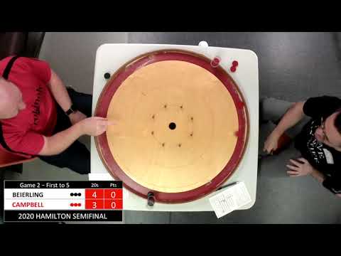2020 Hamilton Crokinole Semifinal - Beierling v Campbell