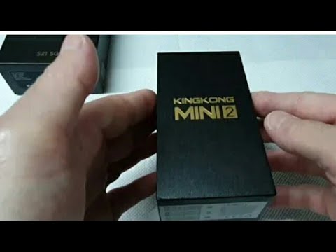 official unboxing video of Cubot king Kong mini 2