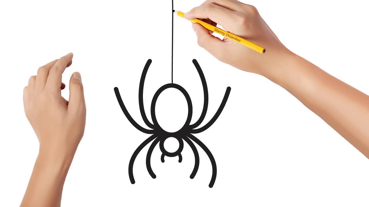 Como desenhar uma aranha