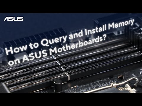 Memory Support List Asus
