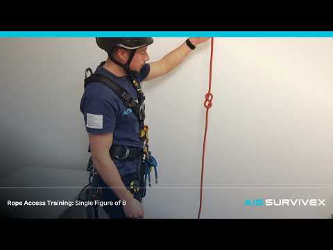 Rope Access Training: How To Tie a Single Figure of 8
