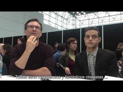 Mr Robot -  NYCC 2015 - Christian Slater - Rami Malek