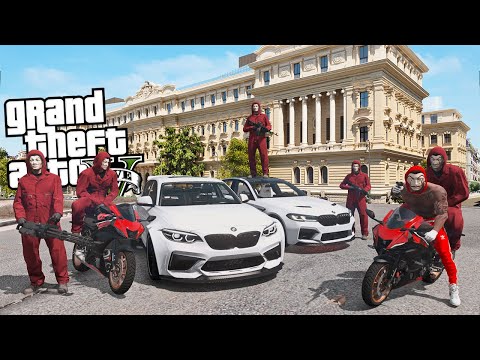 SECONDA RAPINA STILE CASA DI CARTA - GTA 5 MOD VITA DA GANGSTER (6) #111