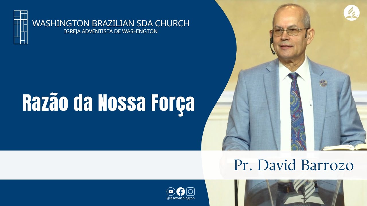 Pr. David Barrozo - "Razão da Nossa Força" | 02 de Novembro de 2024