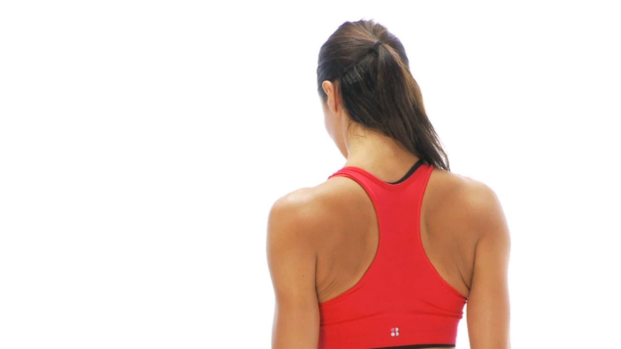 Shoulder exercise - scapular squeeze - YouTube