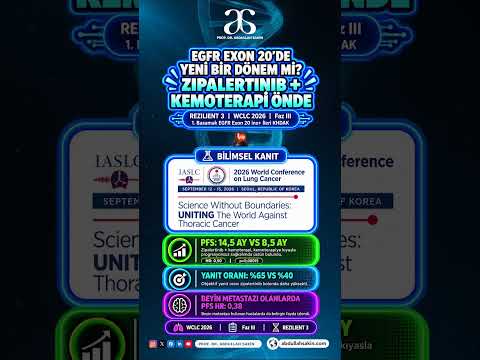WCLC 2026: EGFR Exon 20 İnsersiyonlu Akciğer Kanserinde REZILIENT 3’ten Güçlü Faz III Sonuçlar