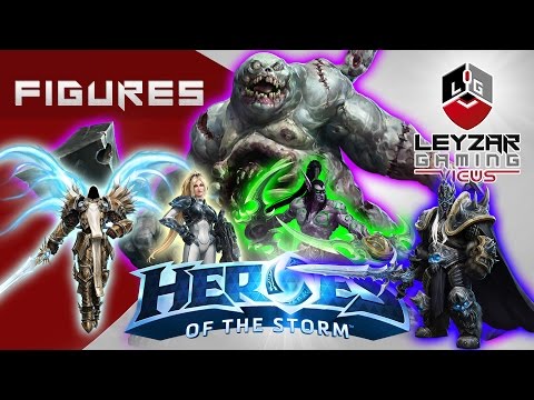 Heroes of the Storm (Action Figures) - Stitches, Illidan, Arthas, Nova, Tyrael (NECA)