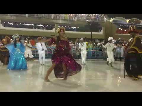 Alegria da Zona Sul 2019 - Trecho da Comissão de Frente - Casal de MS e PB - Ala dos Ciganos