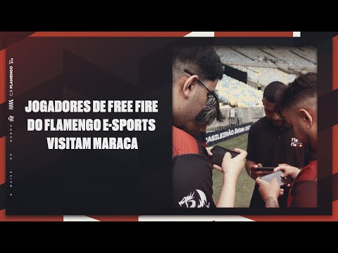 Free Fire players from Flamengo E-sports visit Maracanã