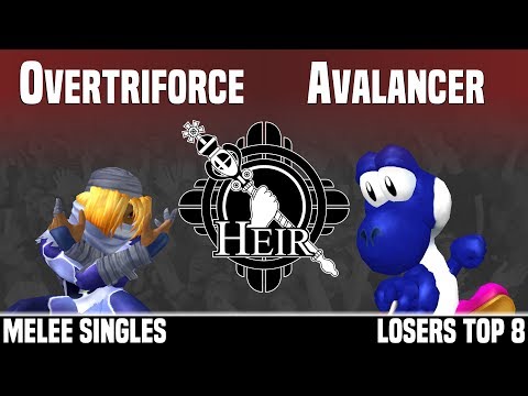 Heir 4 - vL | Overtriforce (Sheik) vs Avalancer (Yoshi) - MELEE SINGLES - LOSERS TOP 8