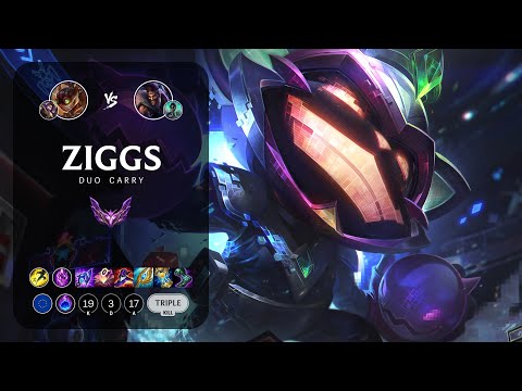 Ziggs Carry vs Draven - EUW Master Patch 13.16