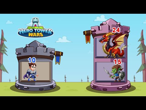 Hero Tower Wars - Merge Puzzle Video
