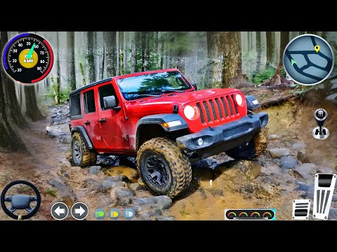 Real 4x4 Offroad Jeep Simulator 2024 - Offroad Cargo Jeep Truck Driving 3D Game - Android Gameplay