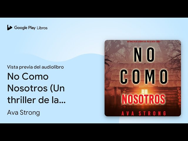 Vídeo relacionado con No como nosotros (Un thriller de la agente del FBI Ilse Beck—Libro 1)