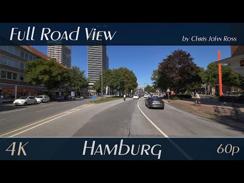 Hamburg, Germany: Altstadt, St. Georg, Hohenfelde, Uhlenhorst, Barmbek-Süd - 4K (2160p/60p) Ultra HD