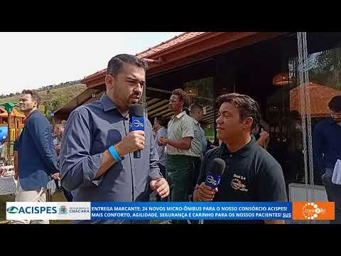 Entrevista com Prefeito Guilherme de Rio Novo-MG, em Chácara-MG entregas
