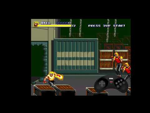How to unlock Super Axel [Button inputs on screen] - Streets of Rage 3