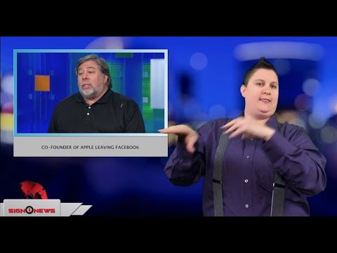 Co-founder of Apple leaving Facebook (ASL -  4.9.18)