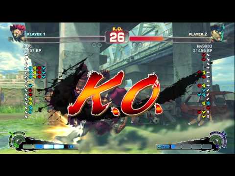藍弟 lsy9983 [Bison] vs Fujino [Akuma] SSF4 Japanese Online Ranked Matches - TRUE-HD
