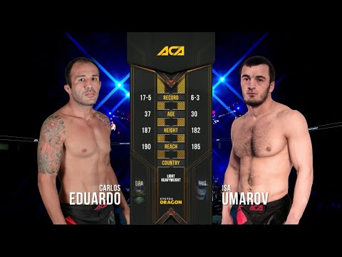 Карлос Эдуардо vs. Иса Умаров | Carlos Eduardo vs. Isa Umarov | ACA 102 - Almaty