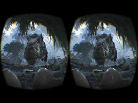 VR Dinosaur Video - 3D Dinosaur scary experience - Jurassic park Video HD