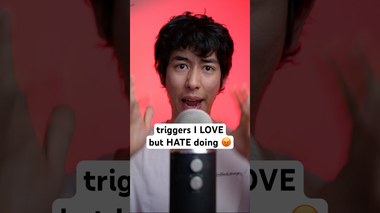 triggers I REALLY HATE doing 😡 #asmr