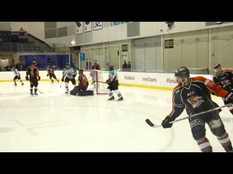 Daniel Pataky - goal vs Melbourne Mustangs 18/07/2015 | Sydney Ice Dogs