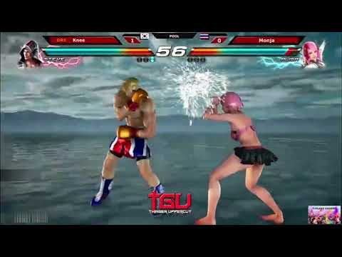 TGU 2022 KNEE  KOREA  VS MONJA  THAILAND  #knee #monjathi #tekken7